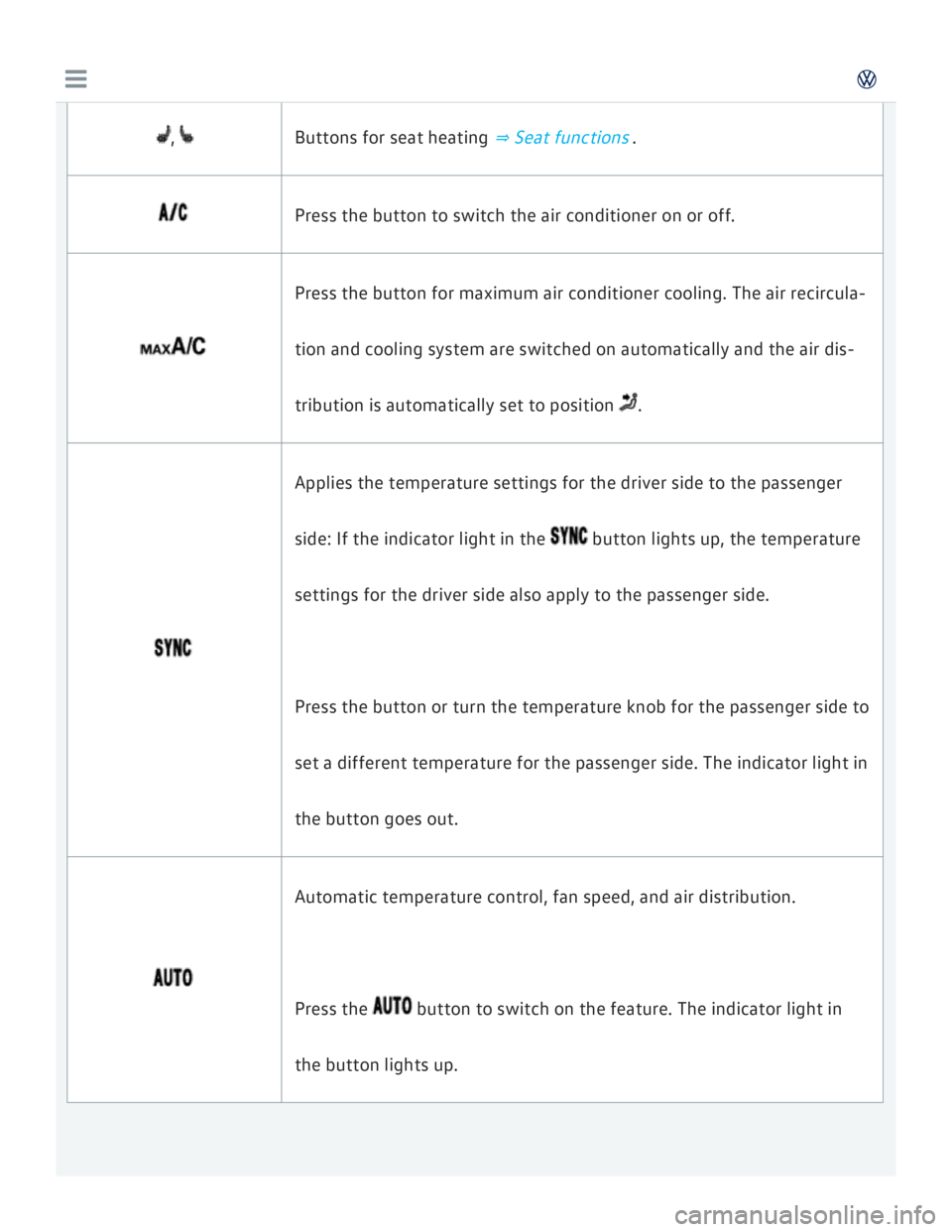VOLKSWAGEN GOLF 2018  Owners Manual 