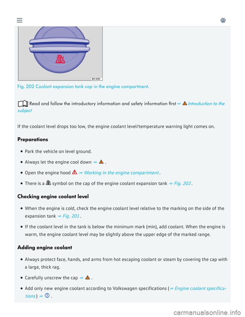 VOLKSWAGEN GOLF 2018  Owners Manual 