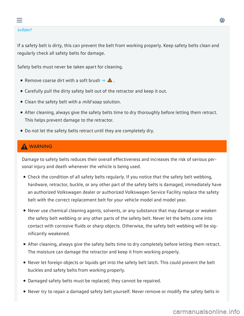 VOLKSWAGEN GOLF 2018  Owners Manual 