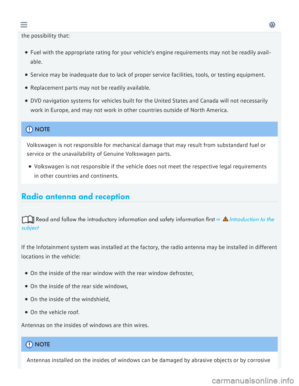 VOLKSWAGEN GOLF 2018  Owners Manual 