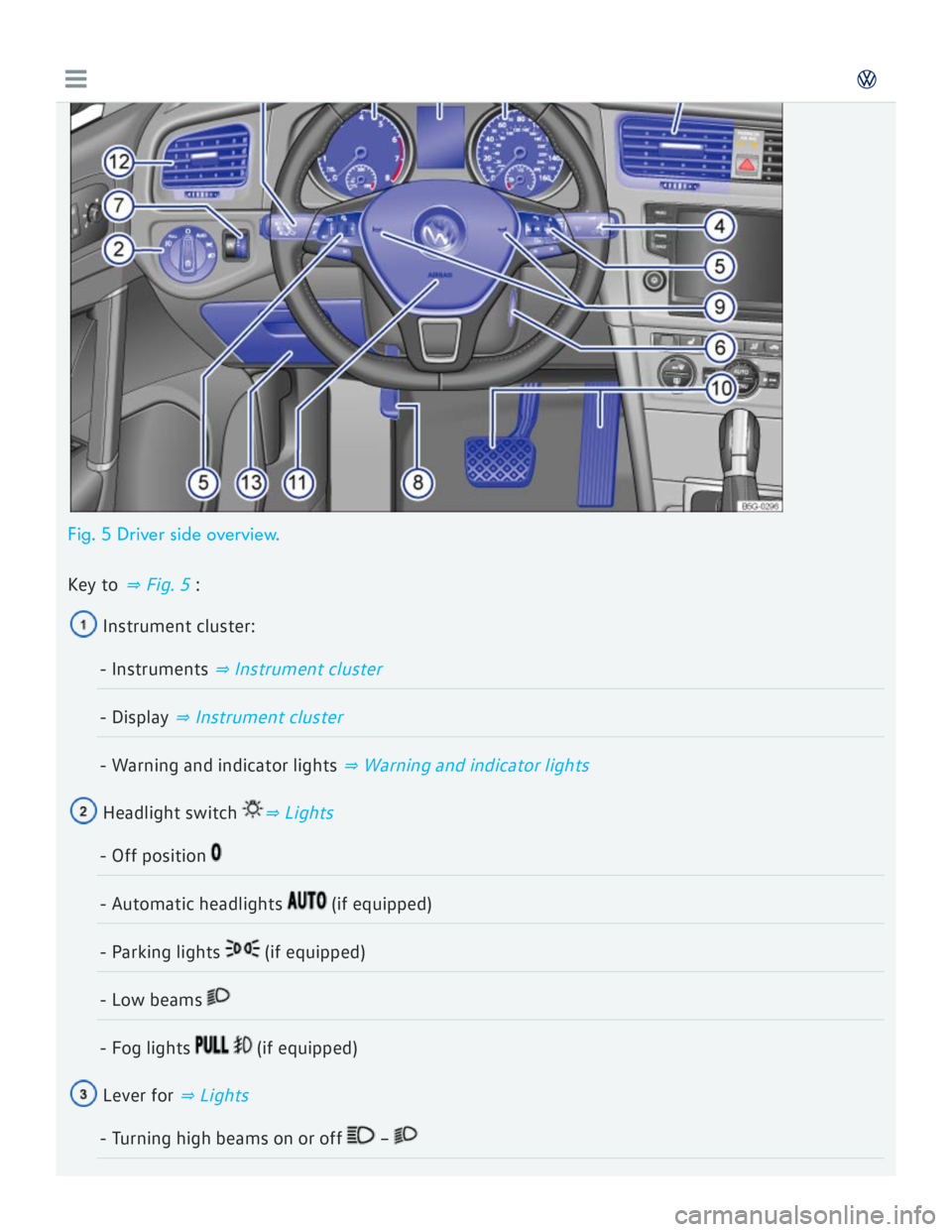VOLKSWAGEN GOLF 2017  Owners Manual 