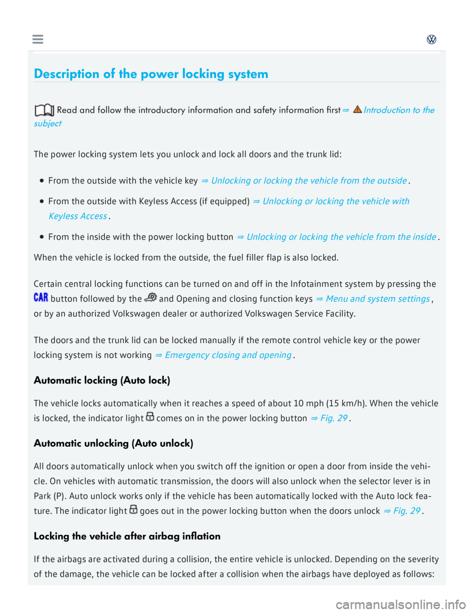 VOLKSWAGEN GOLF 2017  Owners Manual 