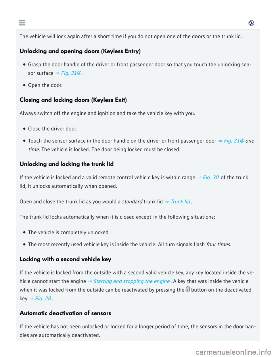 VOLKSWAGEN GOLF 2017  Owners Manual 