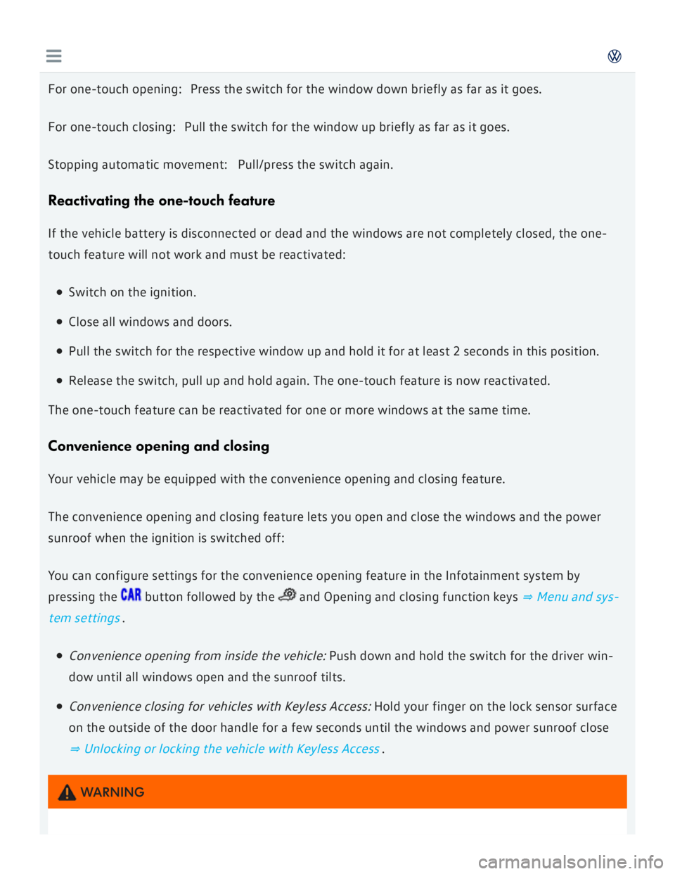 VOLKSWAGEN GOLF 2017  Owners Manual 