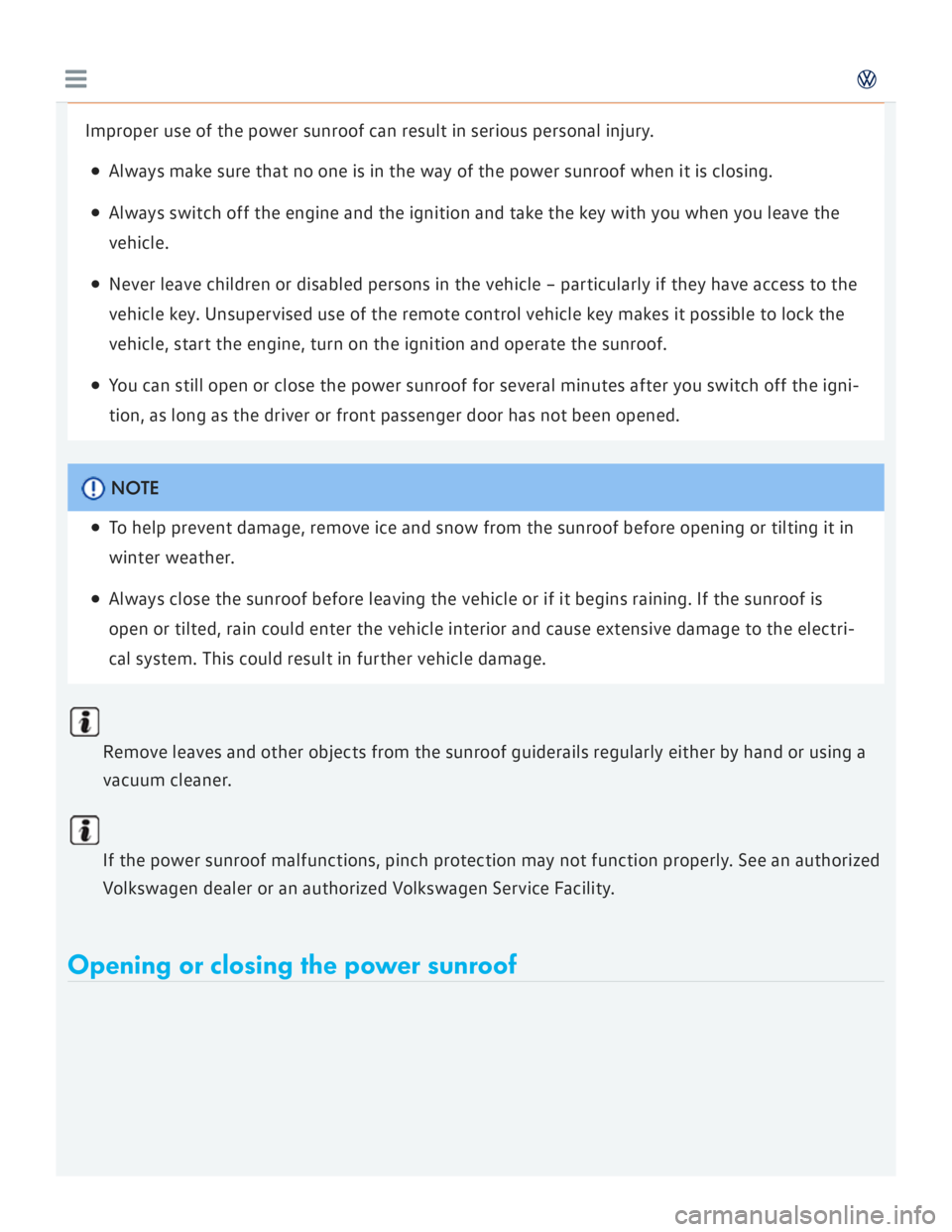 VOLKSWAGEN GOLF 2017  Owners Manual 