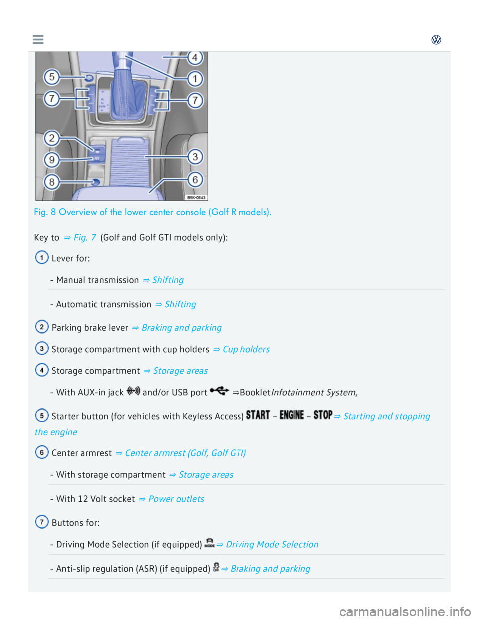 VOLKSWAGEN GOLF 2017  Owners Manual 