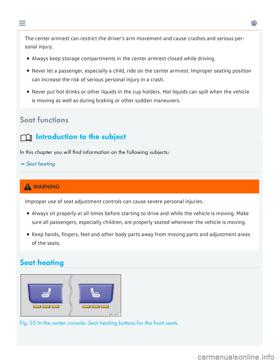 VOLKSWAGEN GOLF 2017  Owners Manual 