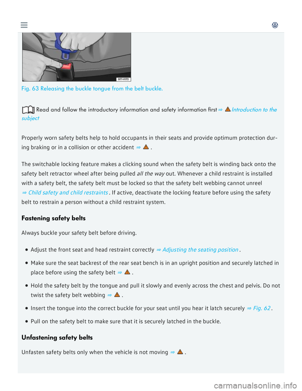 VOLKSWAGEN GOLF 2017  Owners Manual 