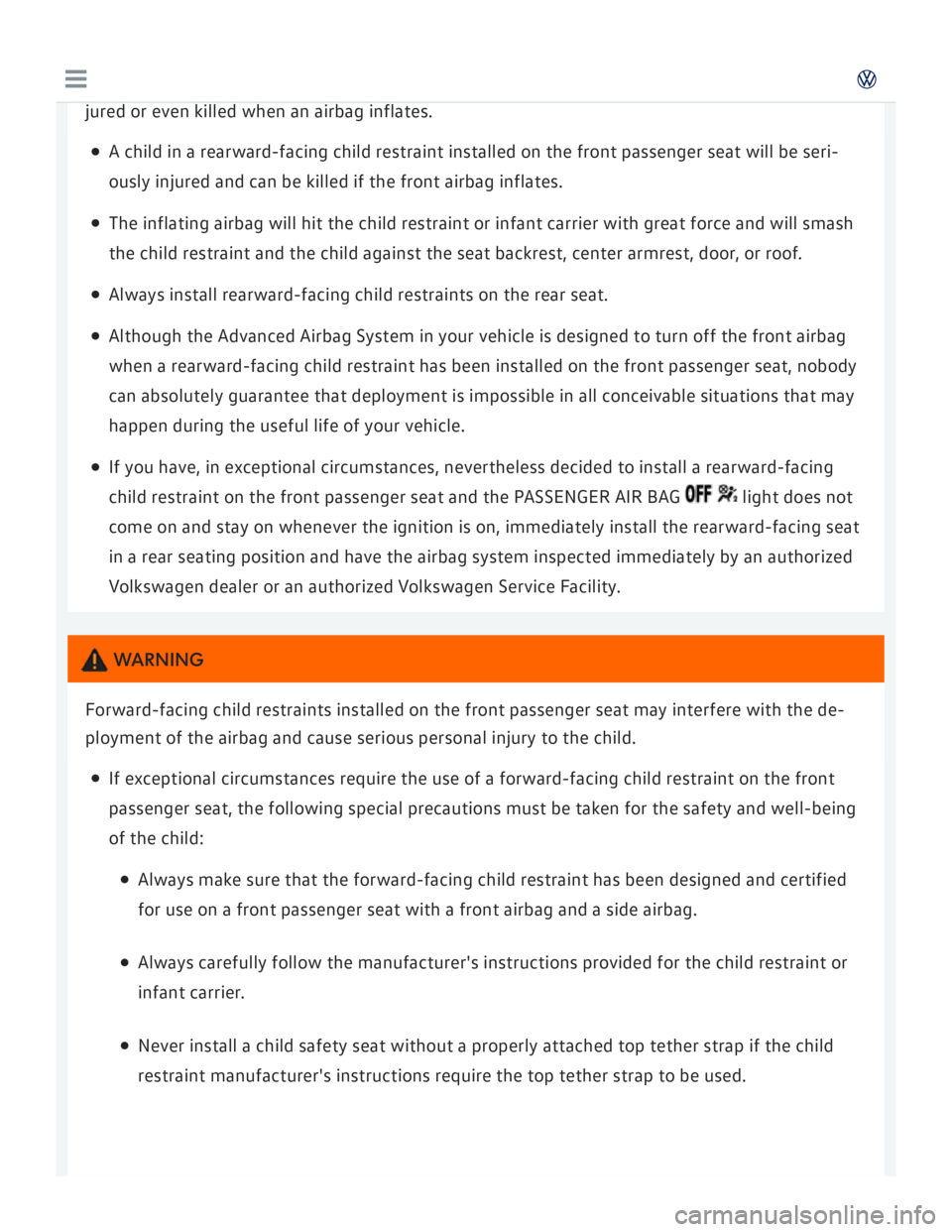 VOLKSWAGEN GOLF 2017  Owners Manual 