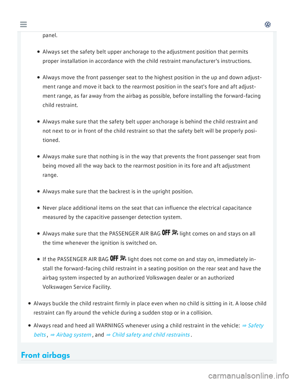 VOLKSWAGEN GOLF 2017  Owners Manual 
