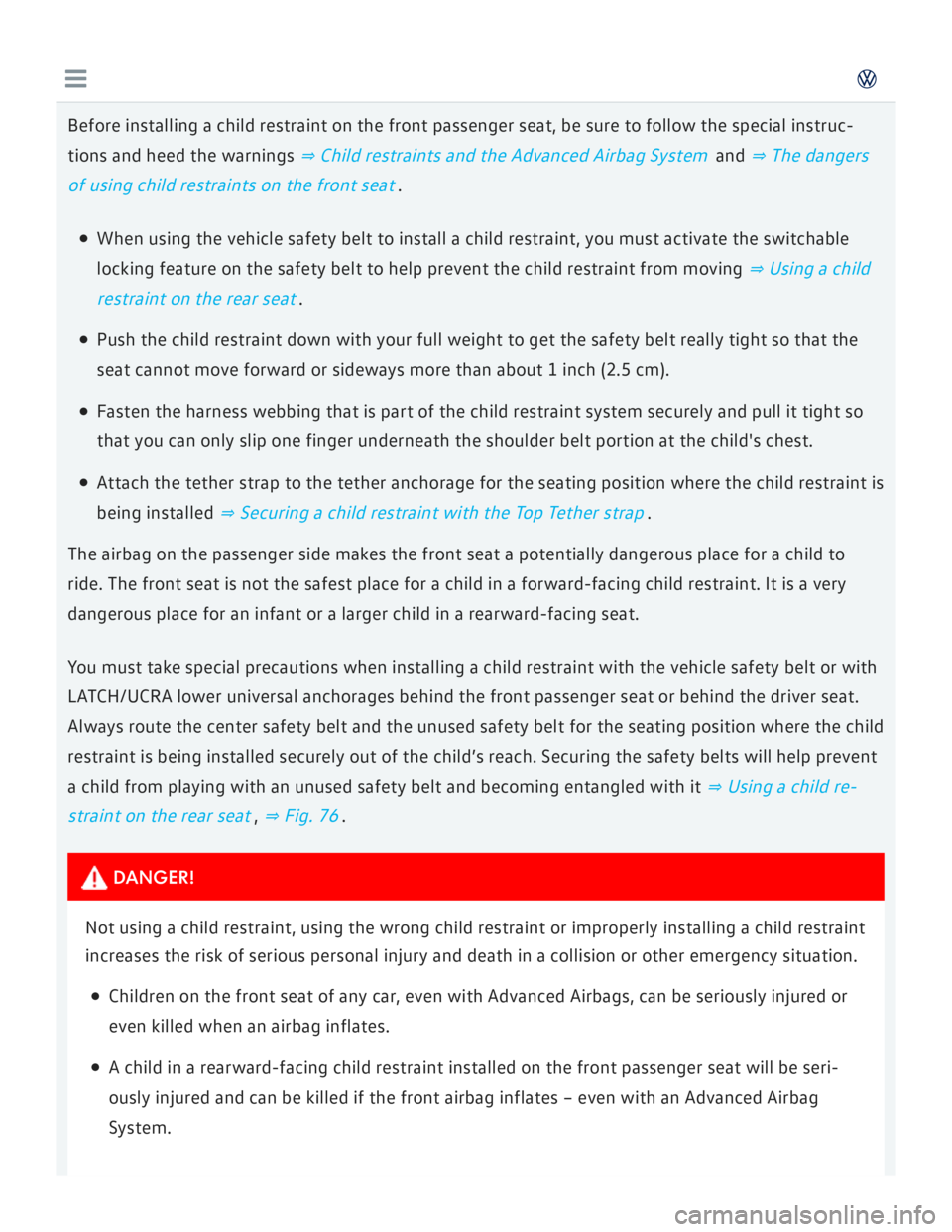 VOLKSWAGEN GOLF 2017  Owners Manual 