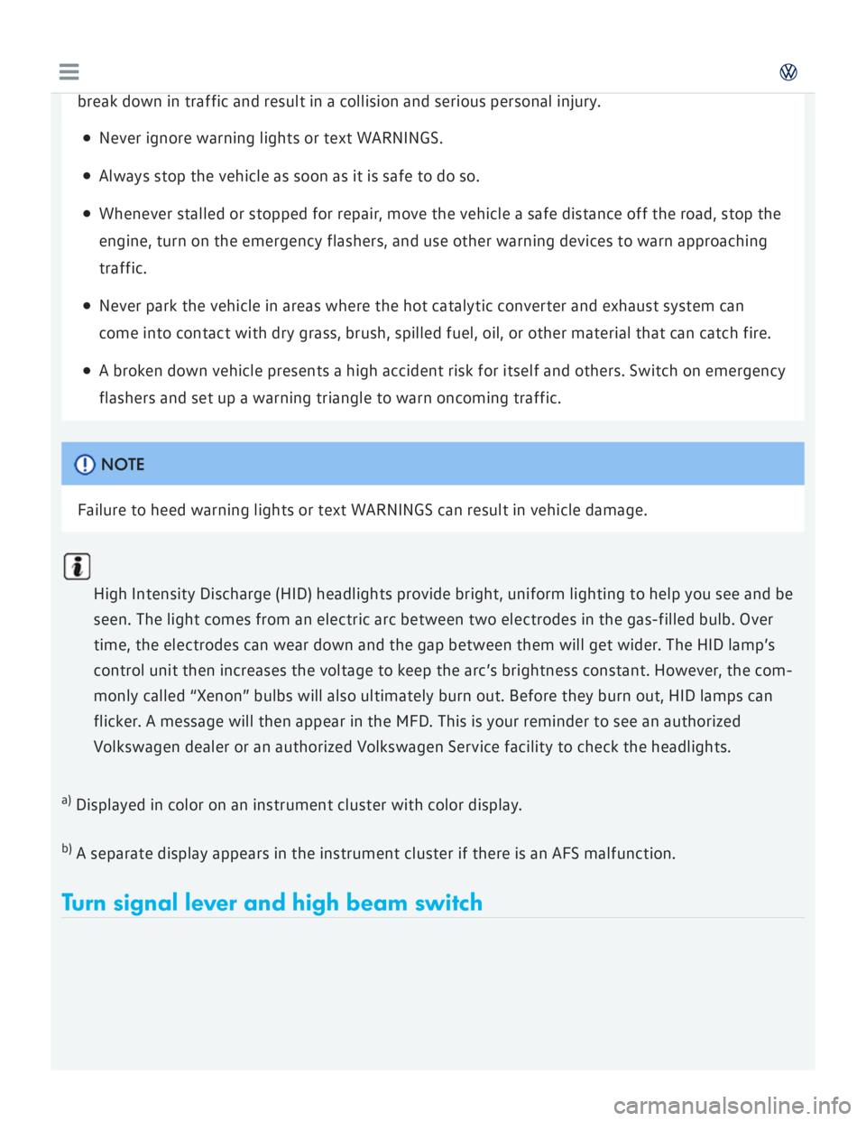 VOLKSWAGEN GOLF 2017  Owners Manual 