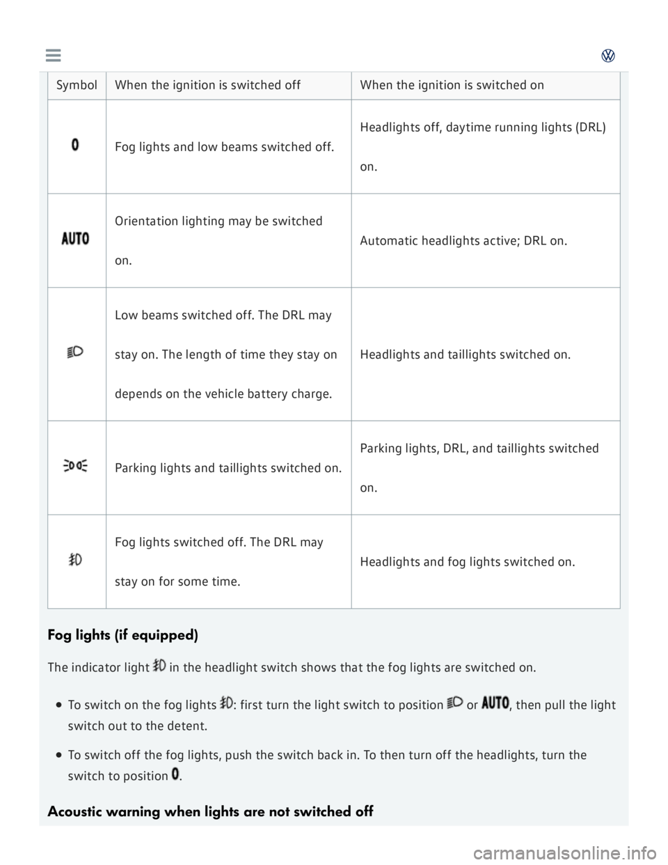 VOLKSWAGEN GOLF 2017  Owners Manual 