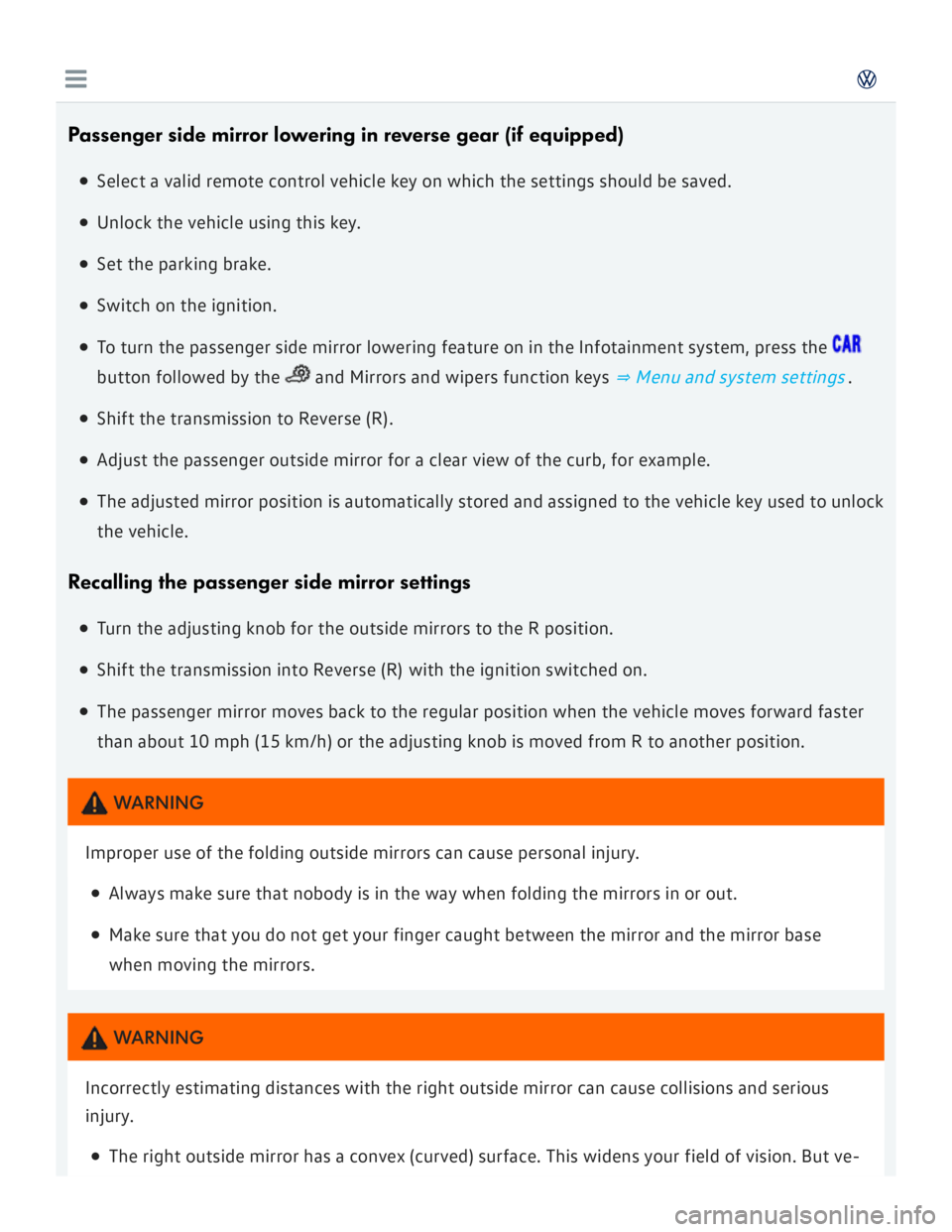VOLKSWAGEN GOLF 2017  Owners Manual 