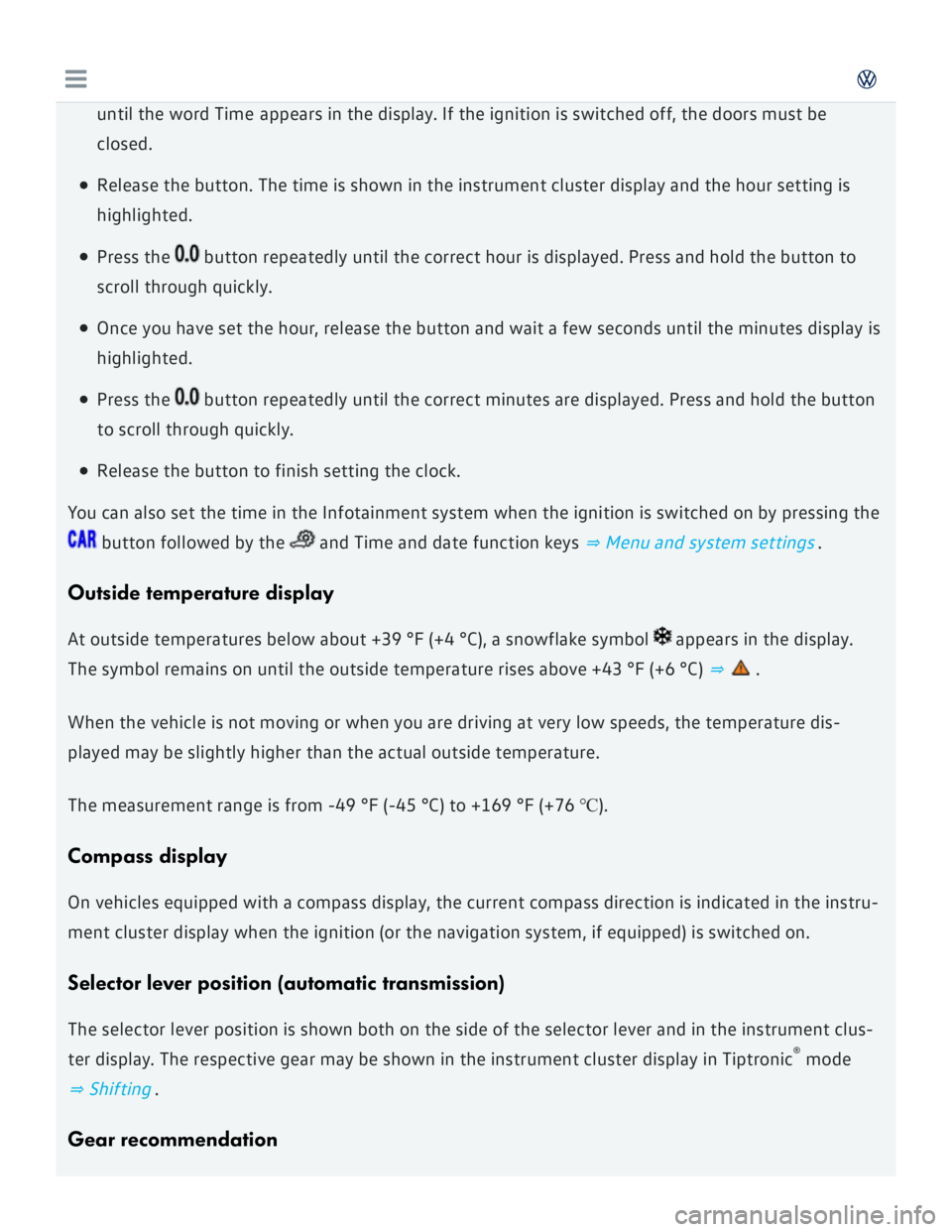 VOLKSWAGEN GOLF 2017  Owners Manual 