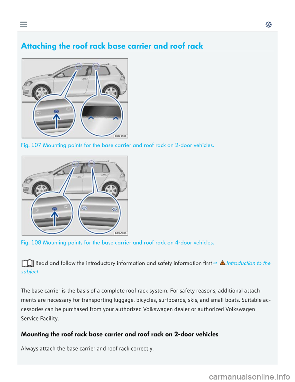 VOLKSWAGEN GOLF 2017  Owners Manual 