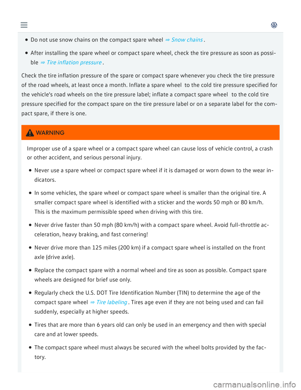 VOLKSWAGEN GOLF 2017  Owners Manual 
