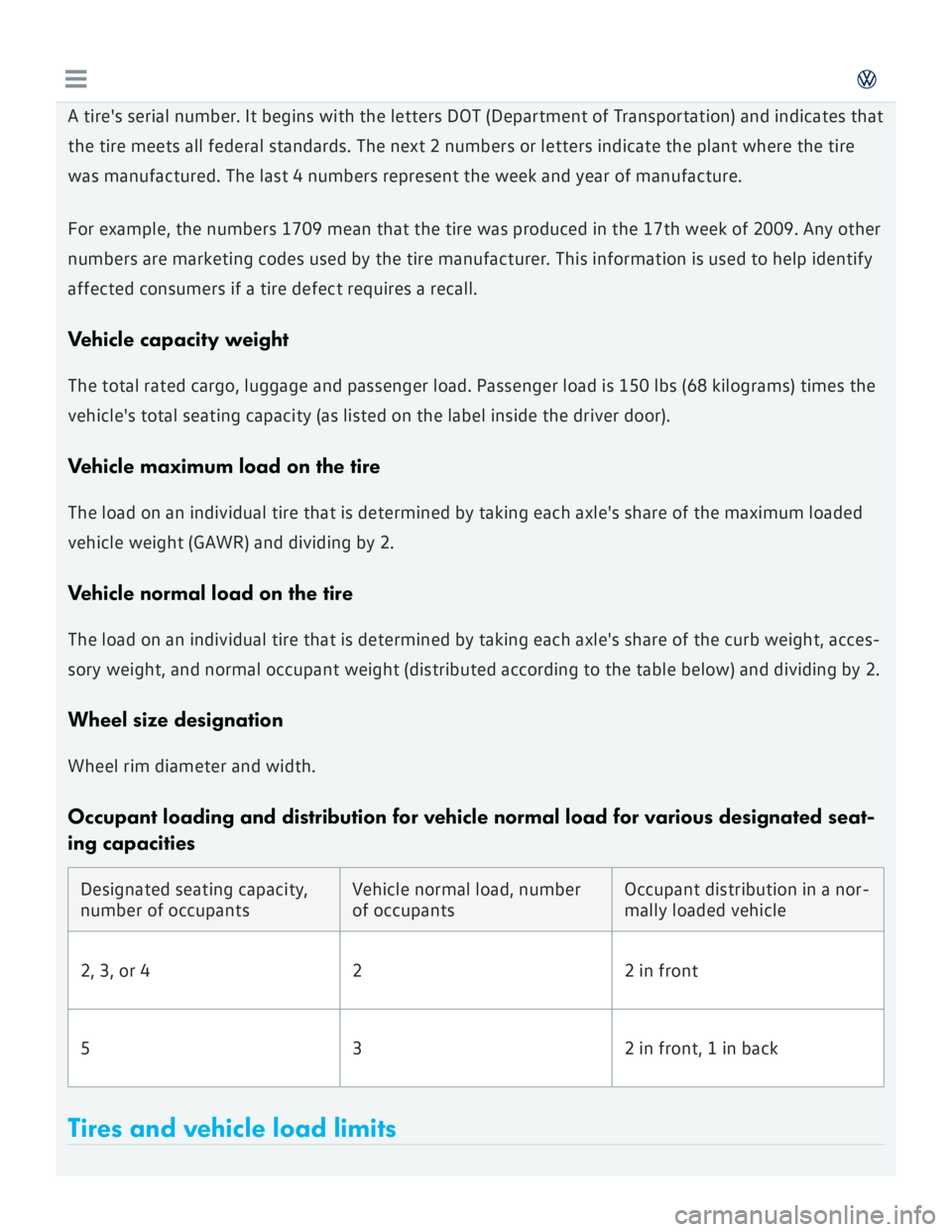 VOLKSWAGEN GOLF 2017  Owners Manual 