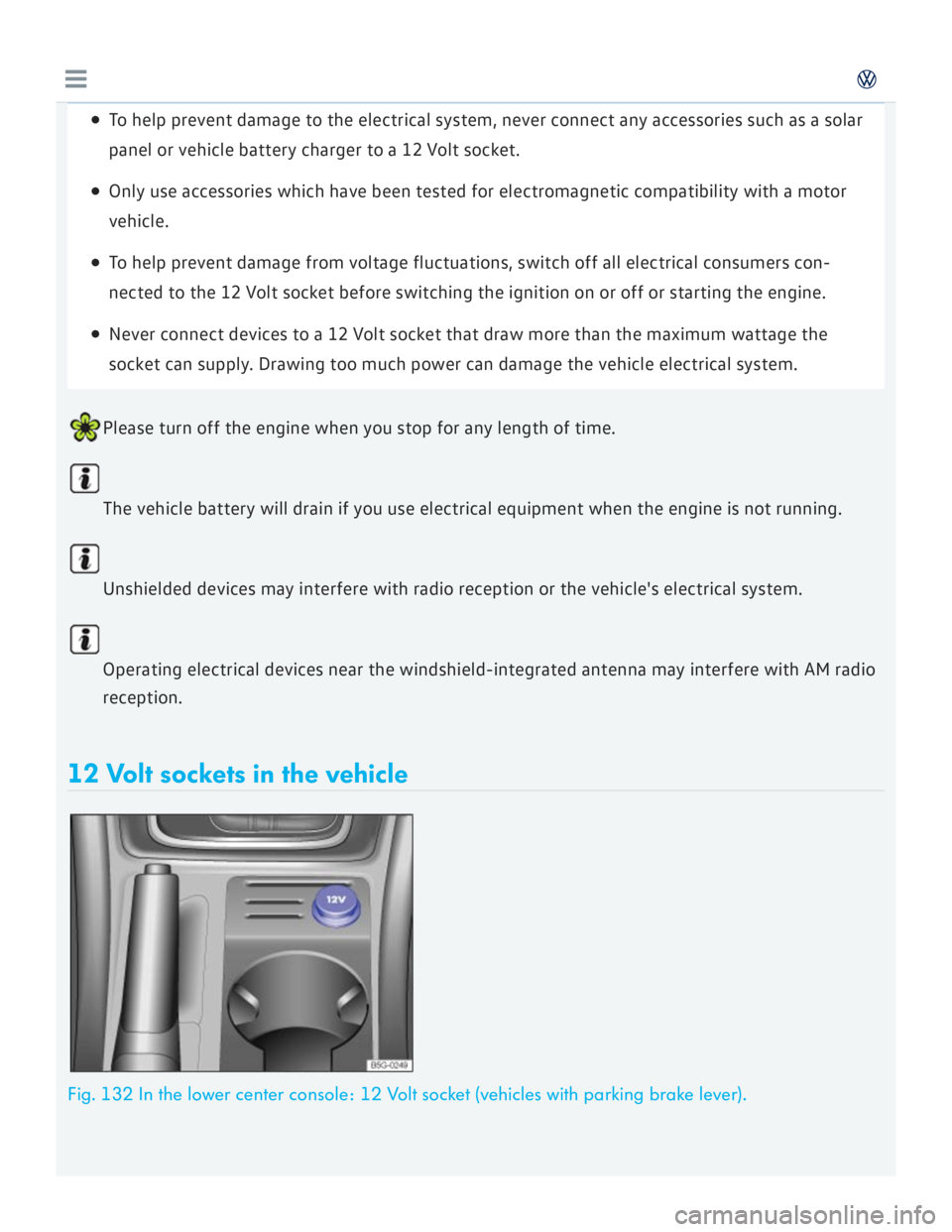 VOLKSWAGEN GOLF 2017  Owners Manual 
