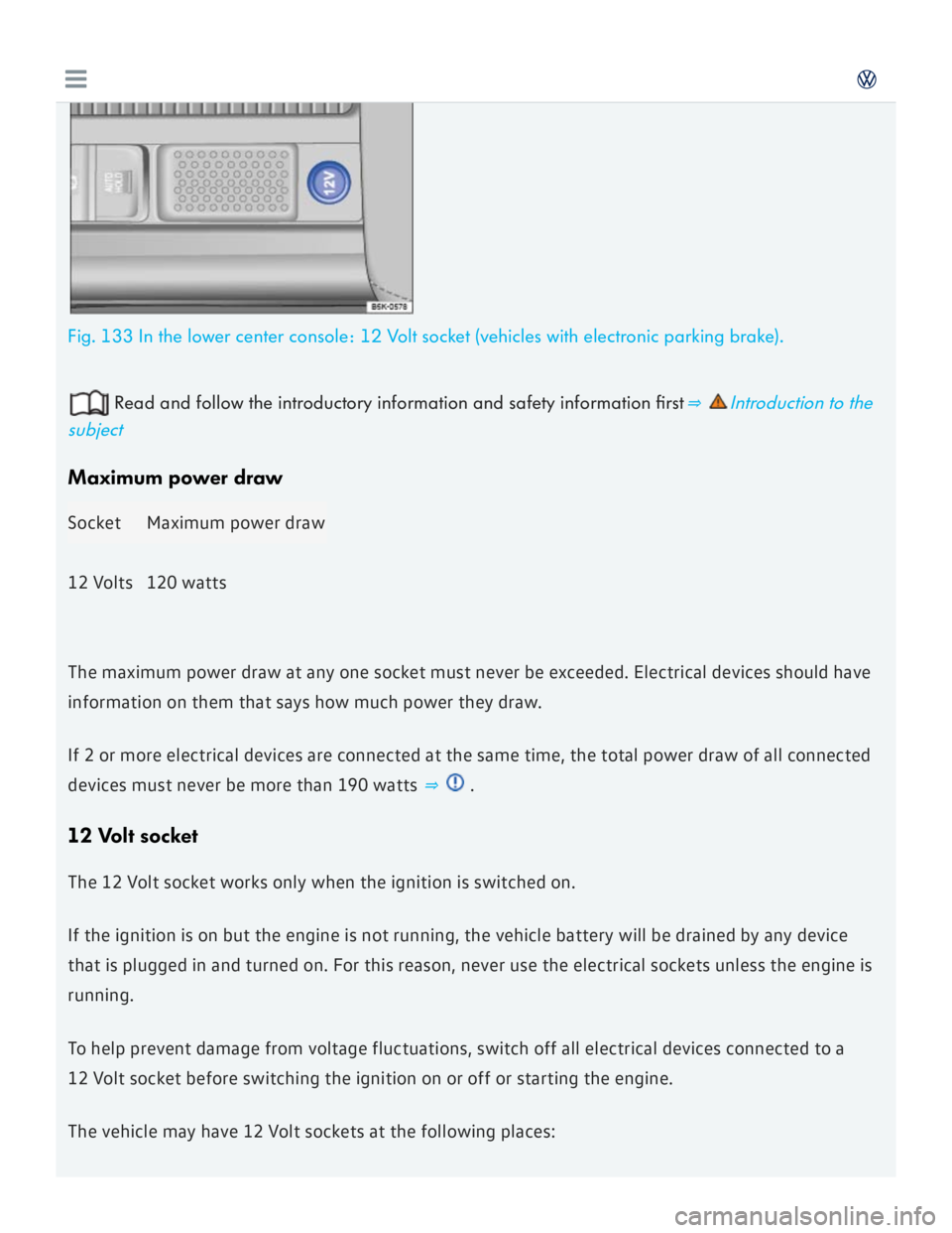 VOLKSWAGEN GOLF 2017  Owners Manual 