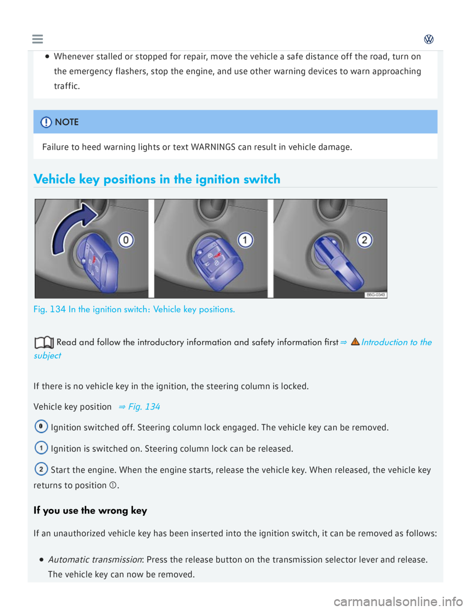 VOLKSWAGEN GOLF 2017  Owners Manual 