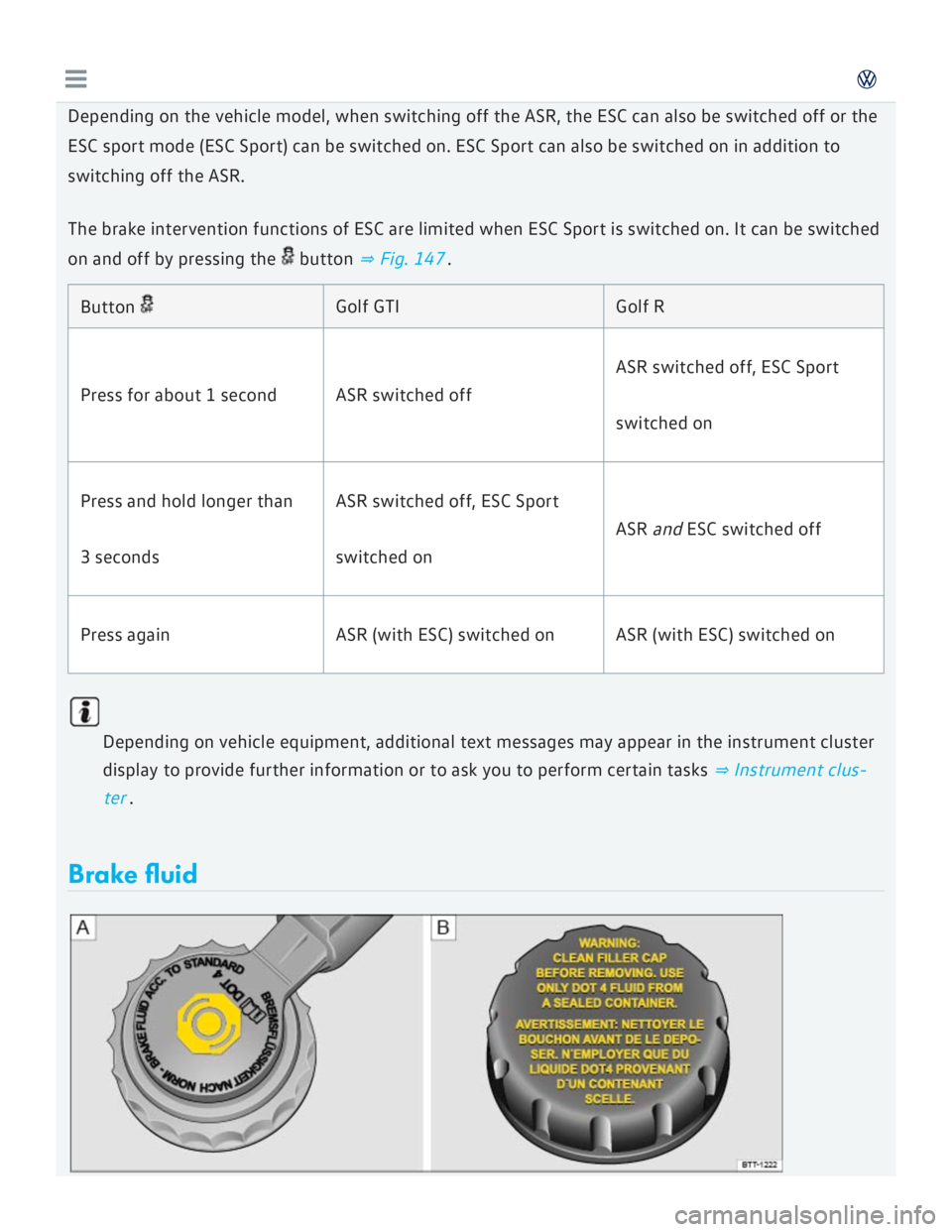 VOLKSWAGEN GOLF 2017  Owners Manual 