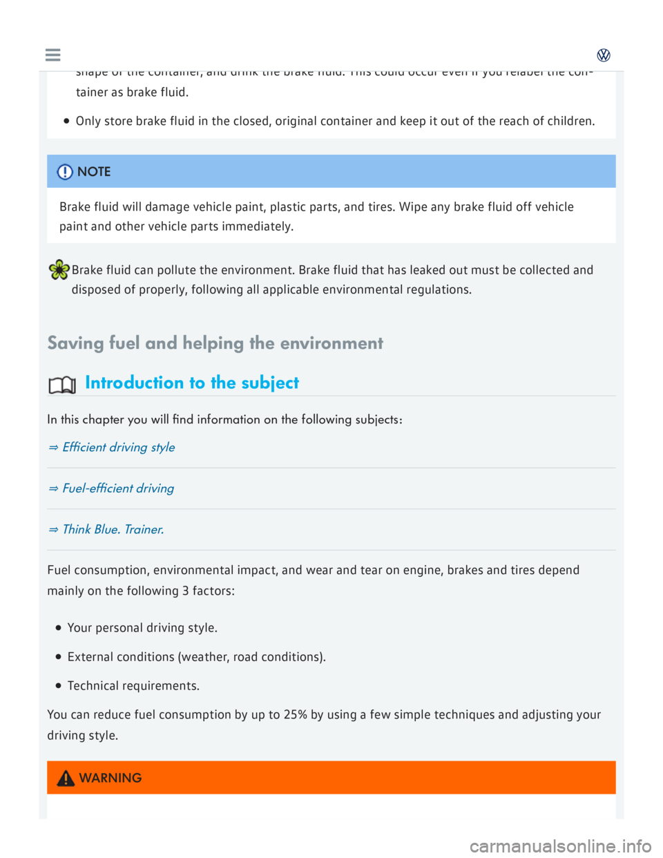VOLKSWAGEN GOLF 2017  Owners Manual 
