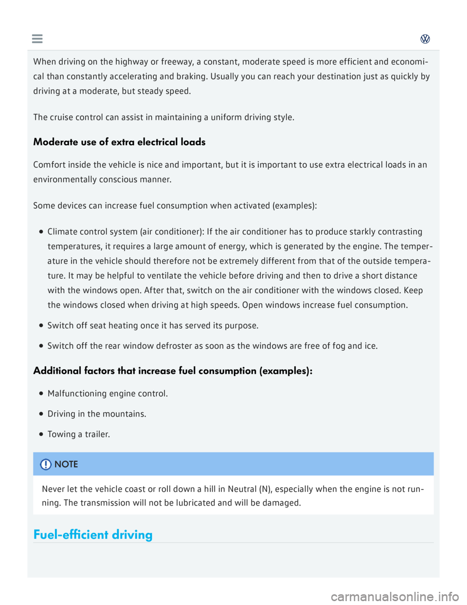 VOLKSWAGEN GOLF 2017  Owners Manual 