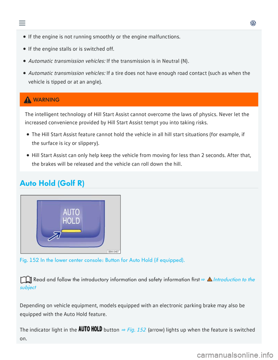 VOLKSWAGEN GOLF 2017  Owners Manual 