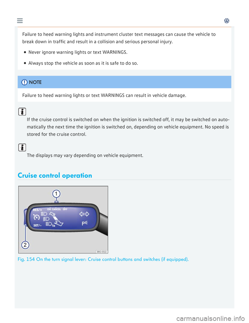 VOLKSWAGEN GOLF 2017  Owners Manual 