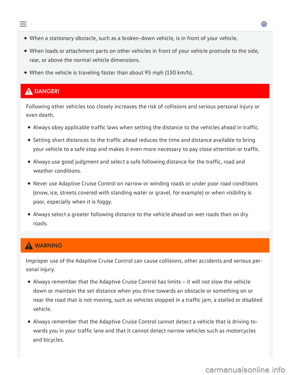 VOLKSWAGEN GOLF 2017  Owners Manual 