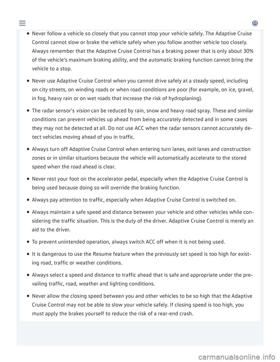 VOLKSWAGEN GOLF 2017  Owners Manual 