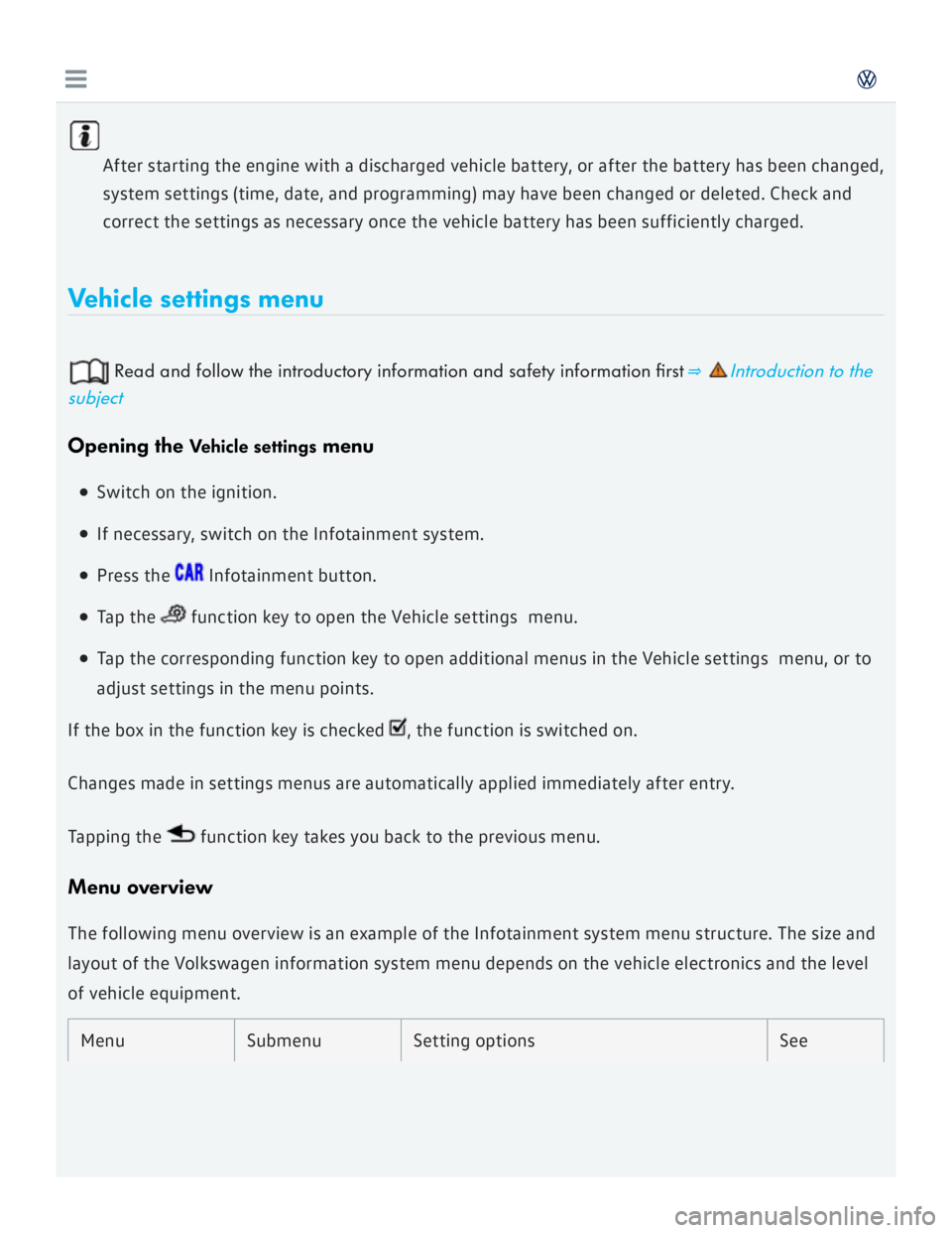 VOLKSWAGEN GOLF 2017  Owners Manual 