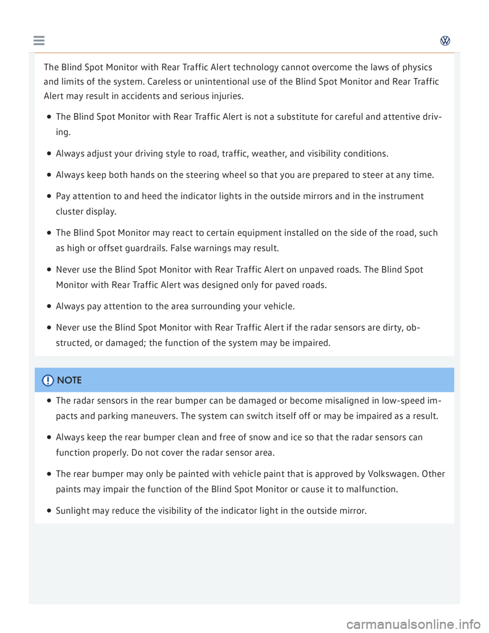 VOLKSWAGEN GOLF 2017  Owners Manual 