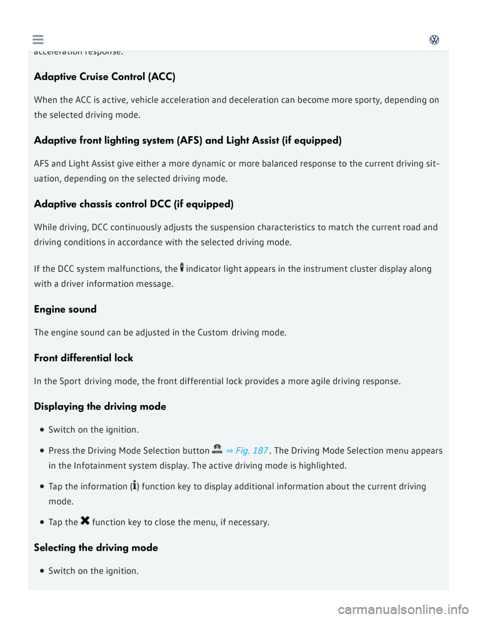 VOLKSWAGEN GOLF 2017  Owners Manual 