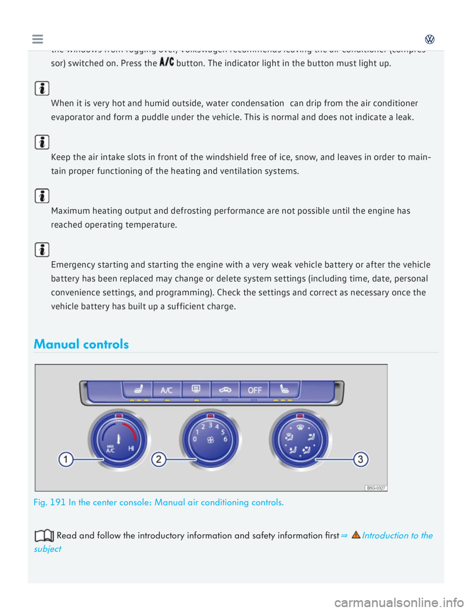 VOLKSWAGEN GOLF 2017  Owners Manual 