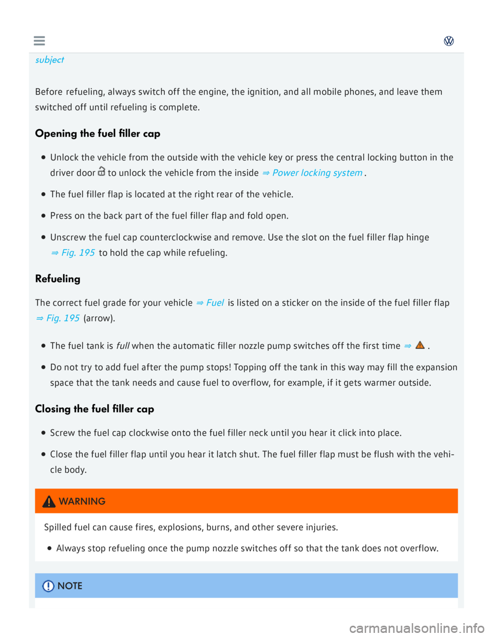 VOLKSWAGEN GOLF 2017  Owners Manual 