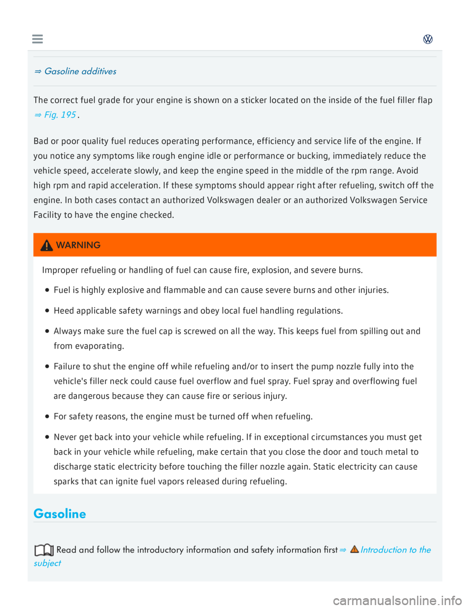 VOLKSWAGEN GOLF 2017  Owners Manual 