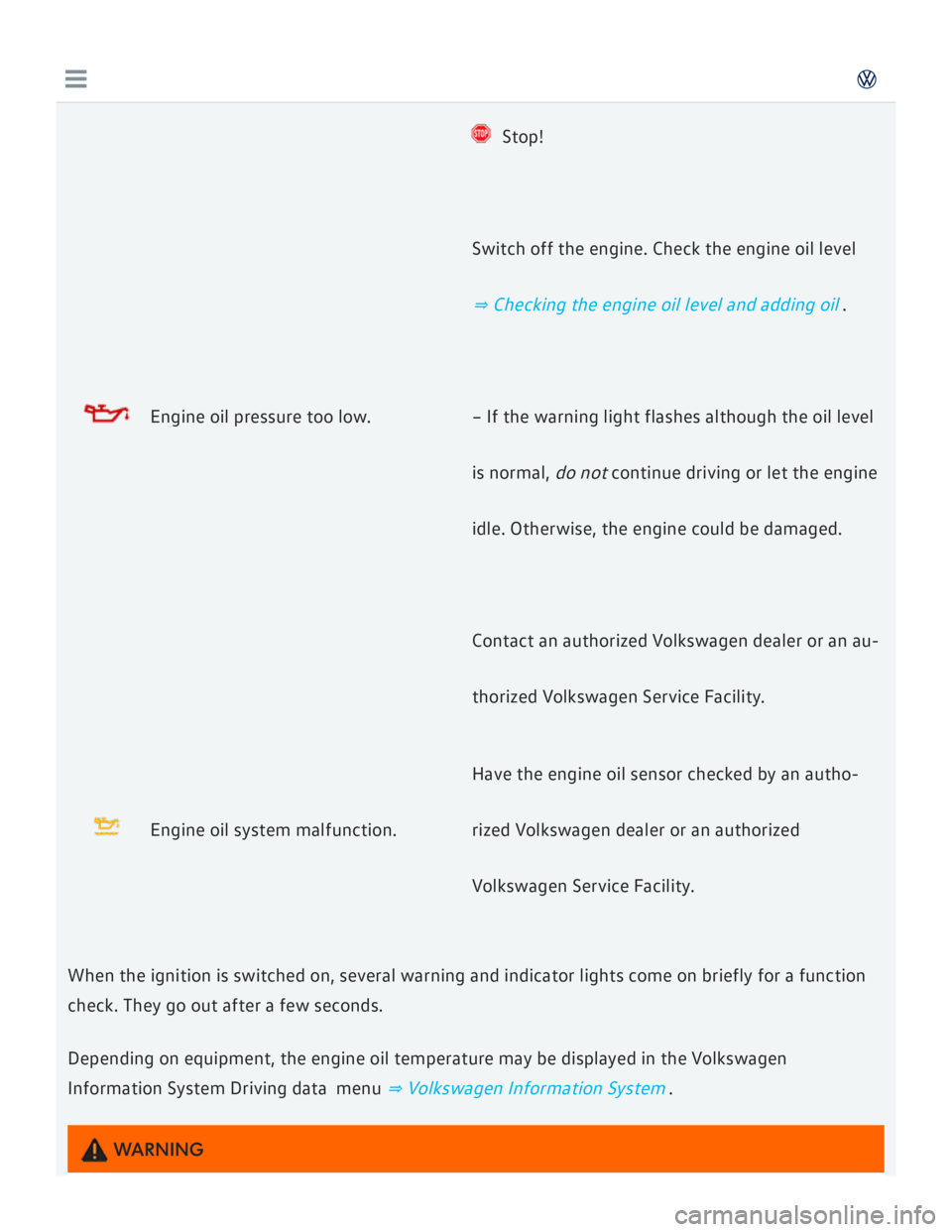 VOLKSWAGEN GOLF 2017  Owners Manual 