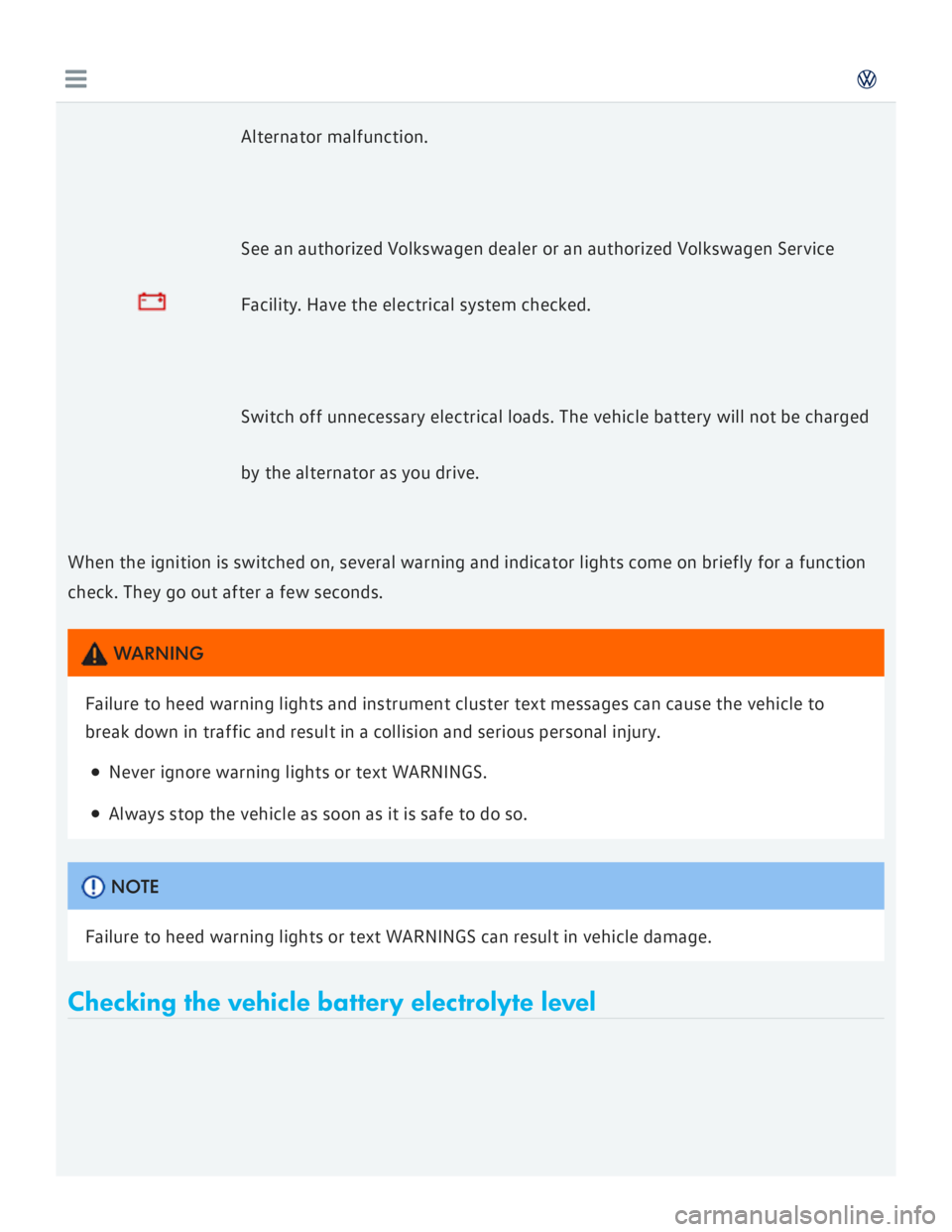 VOLKSWAGEN GOLF 2017  Owners Manual 