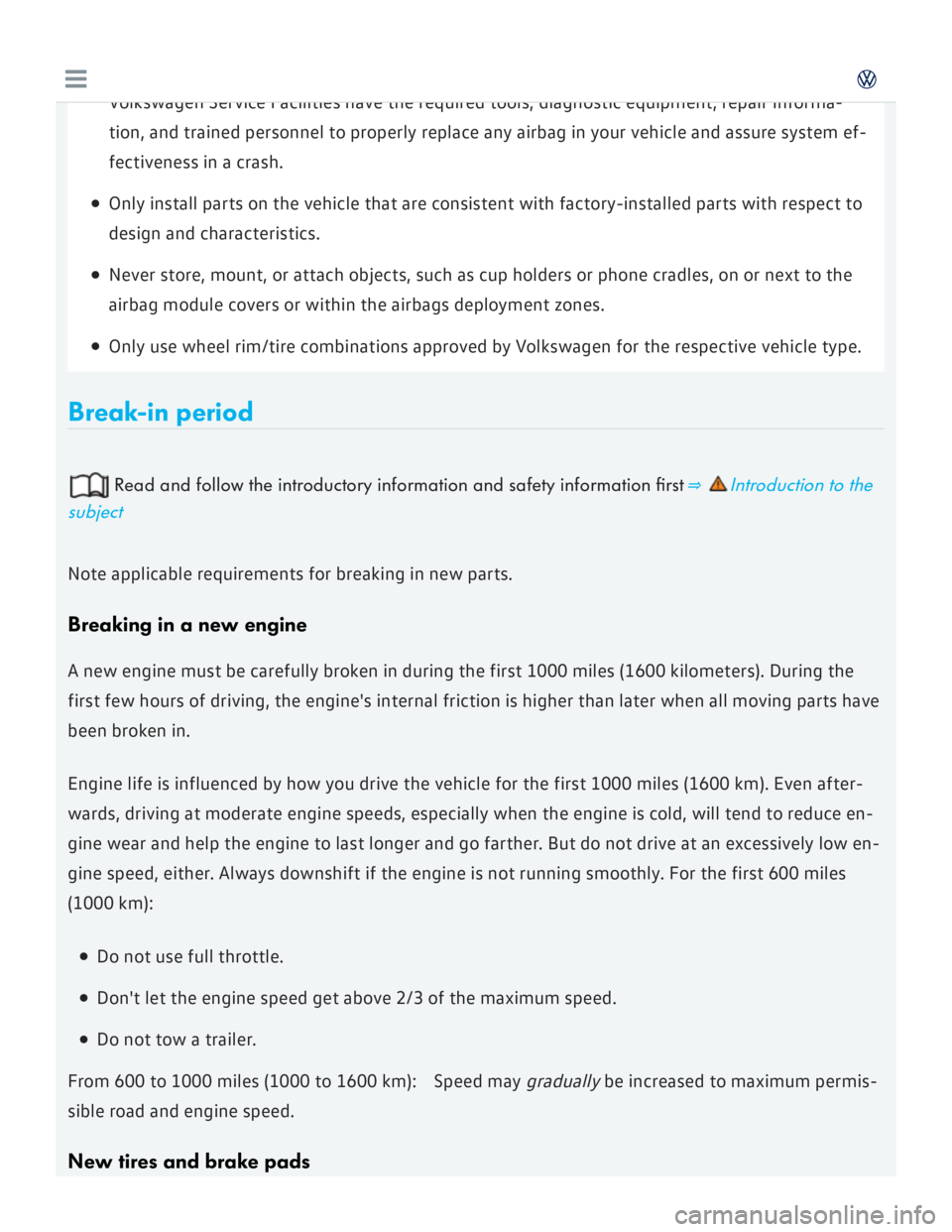 VOLKSWAGEN GOLF 2017  Owners Manual 