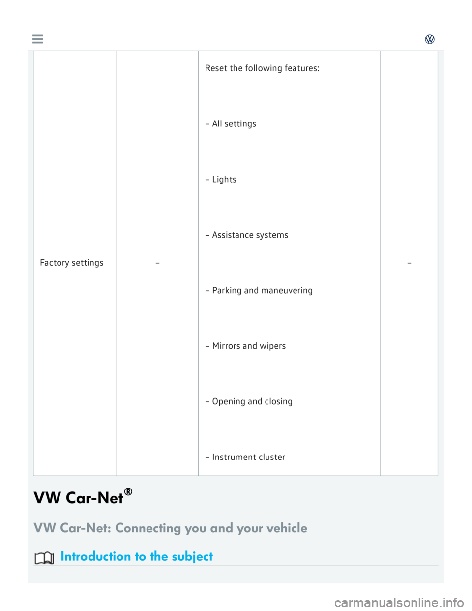 VOLKSWAGEN GOLF 2017  Owners Manual 