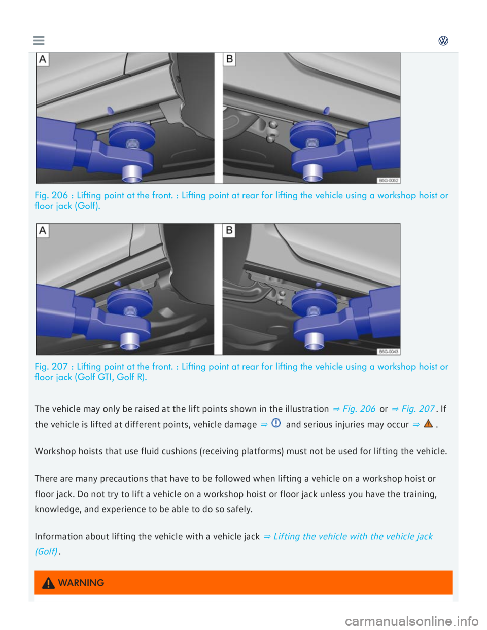 VOLKSWAGEN GOLF 2017  Owners Manual 