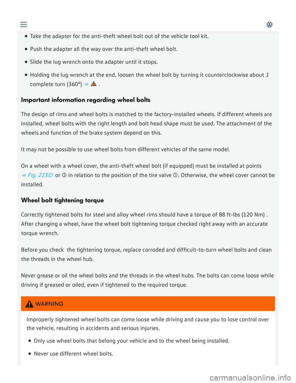 VOLKSWAGEN GOLF 2017  Owners Manual 