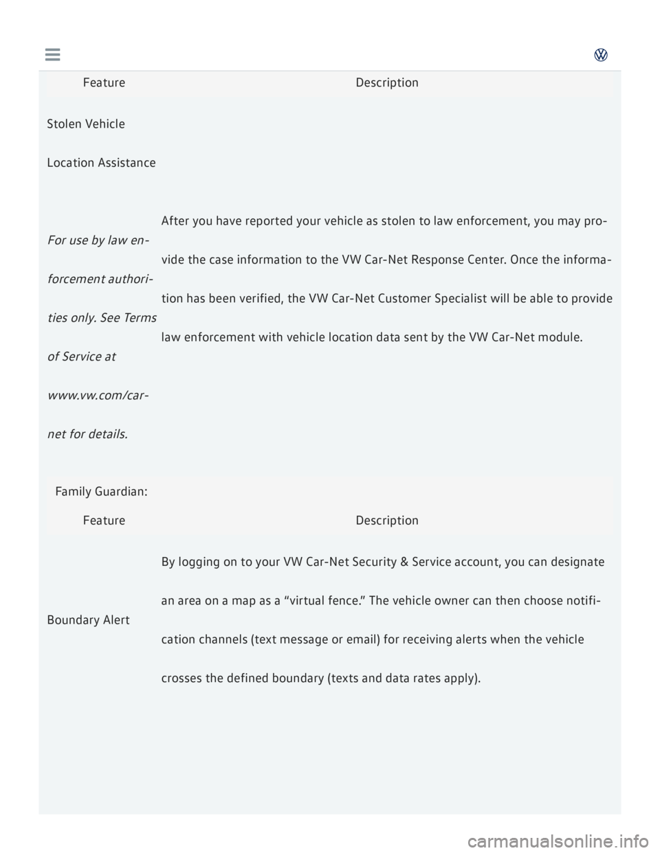 VOLKSWAGEN GOLF 2017  Owners Manual 