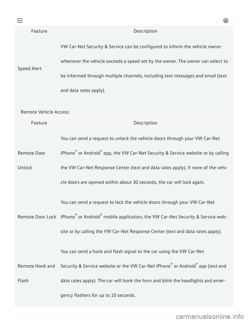 VOLKSWAGEN GOLF 2017  Owners Manual 