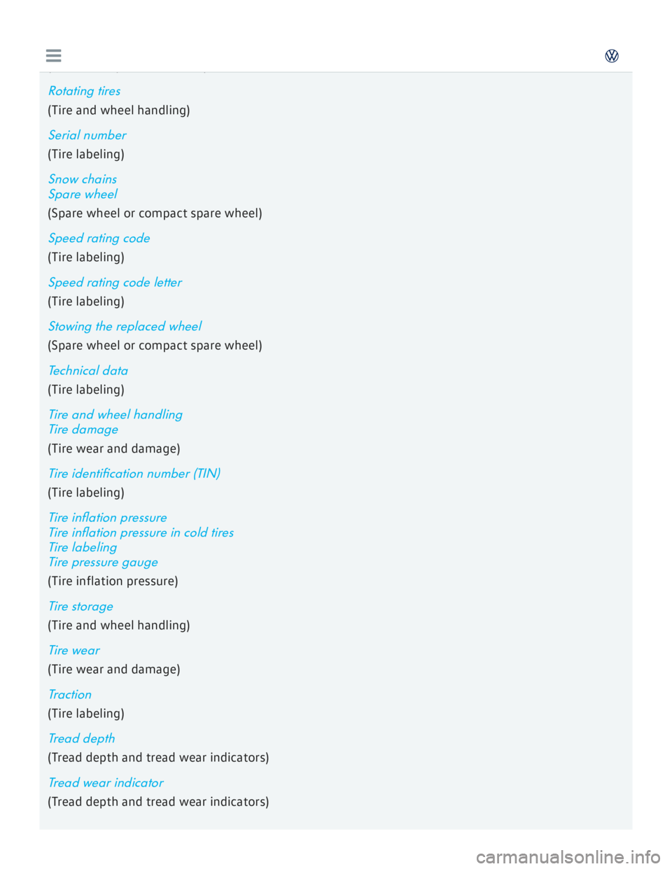 VOLKSWAGEN GOLF 2017  Owners Manual 
