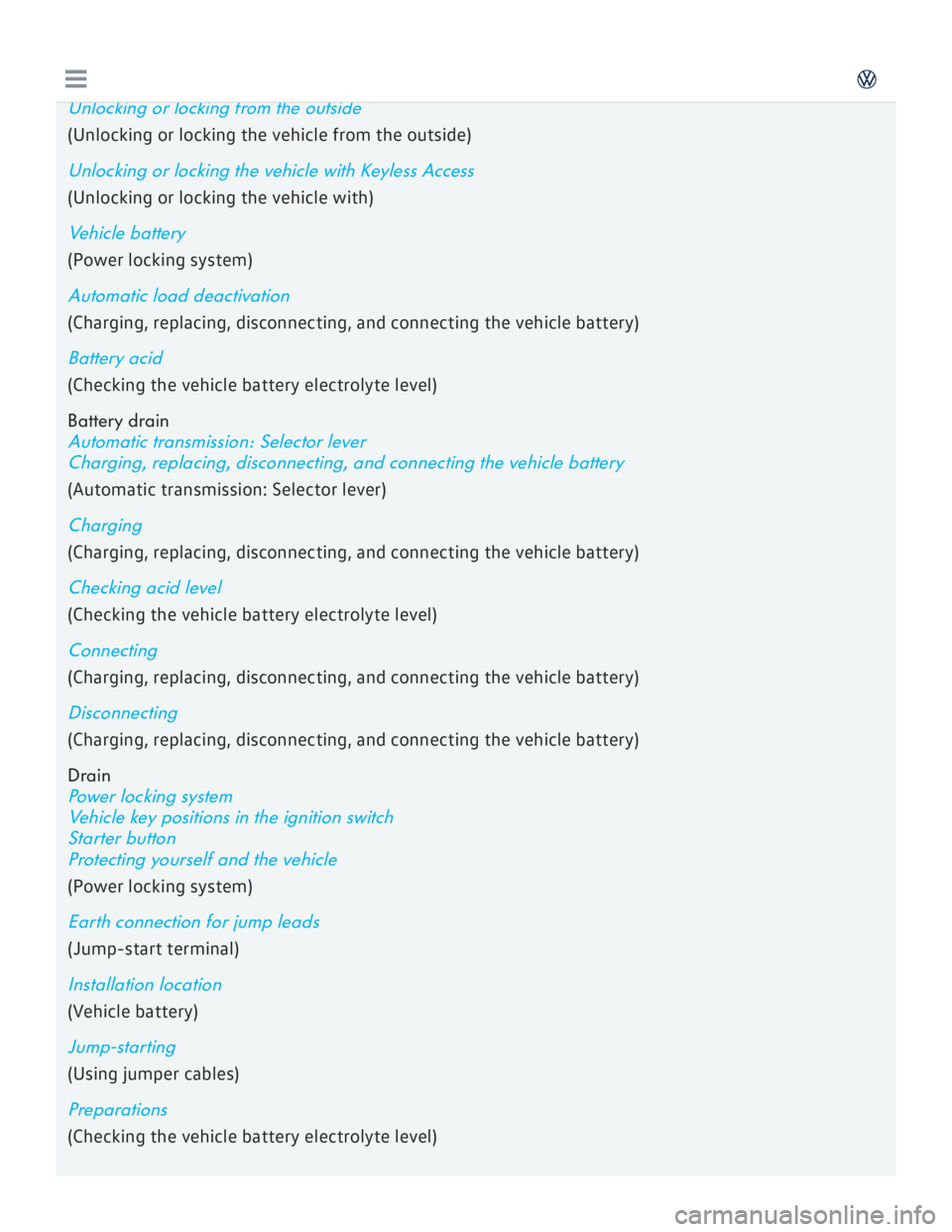 VOLKSWAGEN GOLF 2017  Owners Manual 