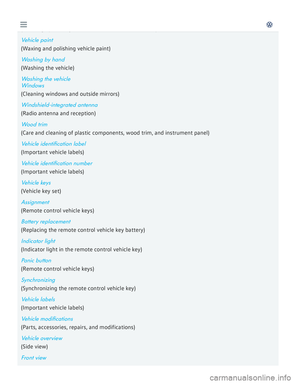 VOLKSWAGEN GOLF 2017  Owners Manual 