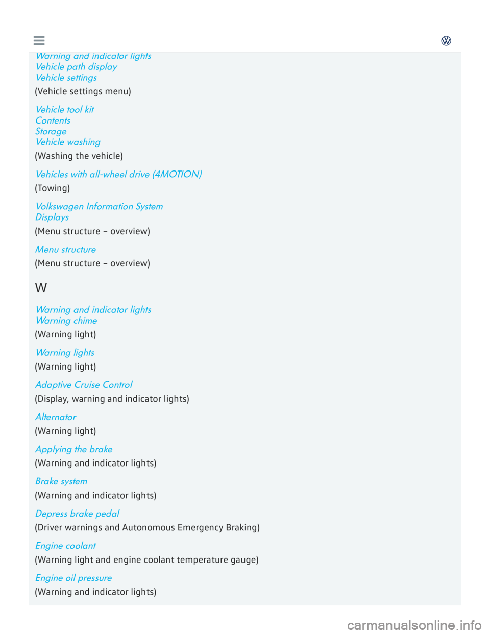 VOLKSWAGEN GOLF 2017  Owners Manual 